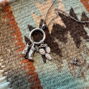 James Avery Circlet Necklace With Western Charms